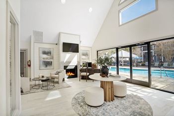 Leasing office interior